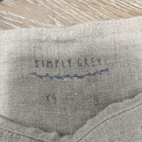 Simply Grey Life XS/S Maxi Dress Natural Linen - Picture 3 of 3